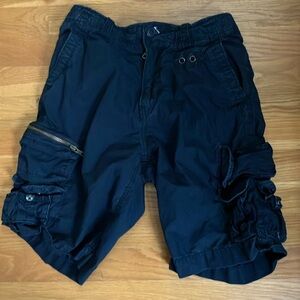 GAP Blue Cargo Shorts with Adjustable Waist and Sturdy Fabric